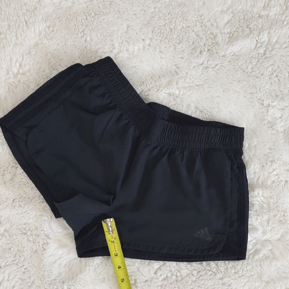 Adidas Black Athletic Shorts Lightweight Stretchy Design - Picture 9 of 17